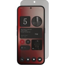 Odea Nothing Phone 2A Ile Uyumlu Hayalet Ekran Koruyucu, Yandan Görünmeyen Anti-Spy Gizlilik (Privacy) Koruması, 9h Temperli Nano Kırılmaz Esnek Cam, Parlama ve Parmak Izi Önleyici