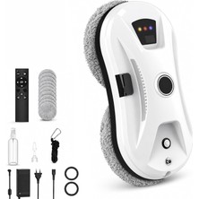 Gy Atelier Osmo Roboclean Pencere Temizleme Robotu, Güçlü Emiş Gücü ve Su Püskürtmeli Otomatik Pencere Temizleyici, Akıllı Navigasyon ve Kenar Algılama, Uzaktan Kumanda, 3 Temizleme Modu (Islak/kuru)