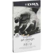Odea Rembrandt Art Desıgn Karakalem Seti 12 Li Metal Kutu