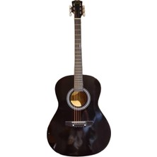 Odea Siyah Akustik Gitar 4/4 Kılıf+Pena