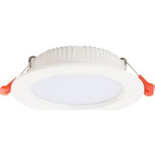 Gy Atelier 12W Sıva Altı LED Spot Aydınlatma, Iç Mekan LED Spot Armatürü Alüminyum Kasa 6500K Beyaz Işık Rio VL491012