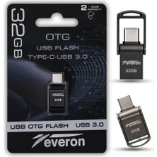 Gy Atelier 32GB Typec USB Otg 3.0 Metal Flash Bellek