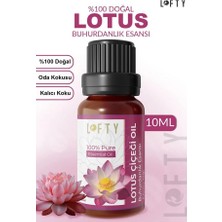 Odea Lofty Lotus Çiçeği Saf Uçucu Yağ (10ML) -%100 Doğal Esansiyel Yağ | Buhurdanlık, Difüzör ve Oda Kokusu Için Ferahlatıcı Etki