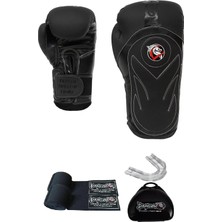 Odea Tepito Siyah Mat Boks Kıck Muay Thai Eldiveni Boxing Gloves Gifttoom 14 Oz