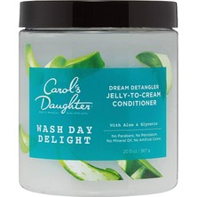 Gy Atelier Wash Day Light Detangling Jelly-To-Krem Saç Kremi, Gliserin ve Aloe Ile, Paraben Içermez Nem, Nemlendirici ve Parlaklık, Aloe ile Kıvırcık Saçlar Için Nemlendirici Saç Kremi, 20 Oz