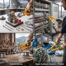 Gy Atelier 14 Inç (350 Mm) Demir Kesme Makası - Yüksek Karbonlu Çelik Çene, Inşaat Demiri ve Zincir Kesme Pensesi