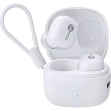 Gy Atelier EW300 Kablosuz Bluetooth 5.3 Tws Kulak Içi Kulaklık - 20 Saate Kadar Dinleme, Hafif, Su Sıçramasına ve Toza Karşı Dayanıklı, Spor, Iş, Oyun Için, 15M Kullanım Alanı, Kulak Içi Kulaklık Beyaz