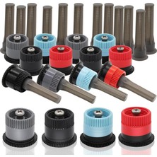 Gy Atelier 16 Adet Yedek Yağmurlama Başlığı Hunter, Rainbird Için Ayarlanabilir Sulama Başlığı, Yüksek Verimli Yörünge Açılır Yağmurlama Başlığı Bahçe Çim Sulama Için (6AN, 10AN, 15AN, 17AN)