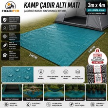 Gy Atelier Hobifix Kamp Çadır Altı Matı 3m x 4m 10 mt Ip Hediyeli Haki Yeşil
