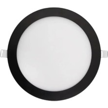 Gy Atelier CT-5125 6W Slim Sıva Altı LED Panel Armatür Spot Siyah Metal Kasa 6400K Beyaz Işık