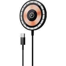 Odea AW16 15W Kablosuz Şarj Cihazı Magsafe ile Uyumlu, Type-C