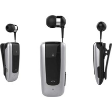 Gy Atelier Bt-Zr2 Bluetooth Kulaklık – Makaron Tasarım, Otomatik Kablo Sarma, Gürültü Azaltma, Uzun Pil Ömrü, Hafif ve Şık Kablosuz Kulaklık (V4.1 Bluetooth) (Siyah)