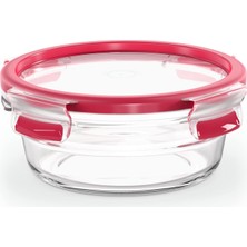 Odea Masterseal Fresh N1040310 Saklama Kabı, Yuvarlak, 0,6 L, Istiflenebilir, Fırın ve Derin Dondurucu Için, Şeffaf