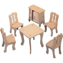 Odea Zieast? New Wood Educational Assembly Dıy Toy For 3D Wooden Model Yapbozun Of Furniture Diningroom ¡