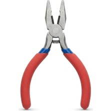 Gy Atelier Yaylı Mini Kombine Pense - Ergonomik Çift Renk Kaymaz Saplı, Kablo Kesme ve Sıkma Fonksiyonlu Hassas El Aleti