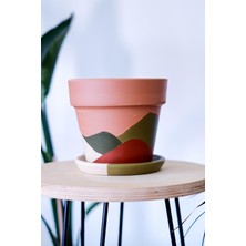 Terracotta Saksı 16X18CM + Tabak