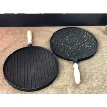 Odea 36 cm Döküm Çift Taraflı Gözleme/ızgara Tavası