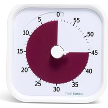 Odea Home Mod — 60 Dakika Çocuk Görsel Zamanlayıcı Ev Sürümü — Ev Eğitim Malzemeleri Çalışma Aracı, Çocuk Masası, Ofis Masası ve Sessiz Çalışan Toplantılar Için Zamanlayıcı (Pamuk Topu Beyaz)