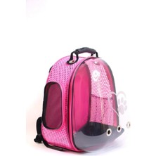 Nexus Astronot Model Kedi ve Köpek Taşıma Çantası, Pembe