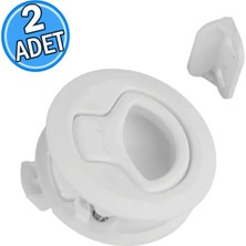 Goldsea Tekne Gömme Kulp Abs Plastik Beyaz Ø60MM 2 Adet