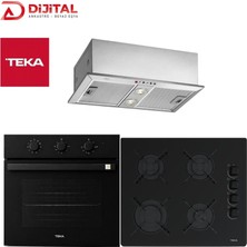 Teka Ankastre Set Siyah (Hbb 54500 Bk- Gbe 64002 Bk -Gfh 55)