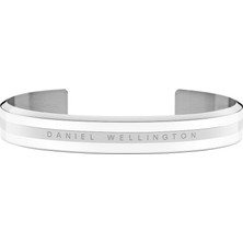 Daniel Wellington Classic Bracelet Silver Satin White Medium DW00400006 Bileklik
