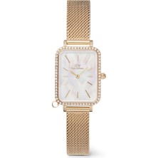 Daniel Wellington Quadro Crystal Zodiac Evergold DW00600749 Erkek Kol Saati