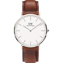 Daniel Wellington Classic St Mawes 40MM Silver - DW00600021 Erkek Kol Saati