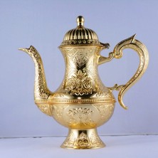 Fair Home Dekoratif Ibrik Zamak Döküm Metal Gold