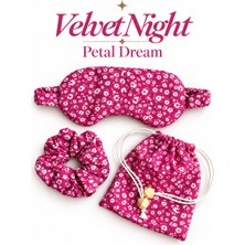 Magicpink Velvetnight Petal Dream Mini Night Set (Uyku Göz Bandı Toka ve Kese)