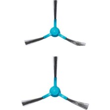 Mythriva Ibrush Vacuum Mop Pro ile Uyumlu 2li Mavi Yan Fırça, Xiaomi Vacuum Mop STYTJ02YM Viomi V2 Viomi V2 Pro Viomi V3 Viomi Se ile Uyumlu 2 Adet Mavi Yan Fırça