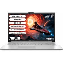 Asus Vivobook Go 15 E1504FA-BQ5647 Ryzen3 30 8gb 256SSD 15.6" Fhd Freedos Taşınabilir Bilgisayar