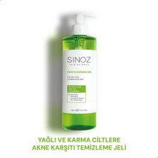 Sinoz Yağlı ve Karma Ciltler için Sebum Dengeleyici Yüz Temizleme Jeli 400 ml
