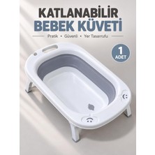 Odea Tr Katlanabilir Bebek Küveti Soft Silikon Destekli Banyo Akordion Duş Oyun Alanı