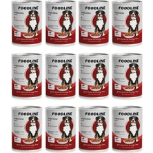 Odea Tr Yetişkin Köpek Konservesi 400 Gr, Gravy Sos Içerisinde Parça Etli (400 gr x 12 Adet, Dana Eti)