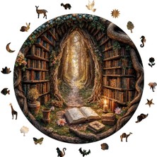 Odea Tr Ahşap Puzzle Yetişkin - Büyülü Geçit - 252 Parça, 29 x 29 cm - Yapıştırıcı Folyo Dahil - Benzersiz Şekilli Parçalar & Özel Figürler - A1-13