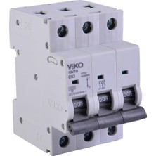 Odea Tr 10VTB-3C63 Otomatik Sigorta 10KA C Tipi 3 Kutup 63A