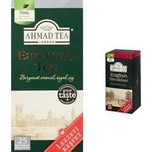 Odea Tr Earl Grey Bardak Poşet Çay 25'li ve Ahmad Tea English Breakfast Bardak Poşet Çay (25'li)