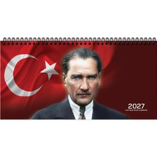 Odea Tr 2027-AJ-66 16 * 33,5 Spr.haftalık Masa Ajandası-Atatürk