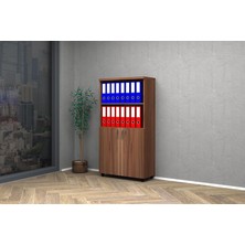 Odea Tr Yarım Kapak Ofis Dosya Dolabı 80X35X150 (Erik)