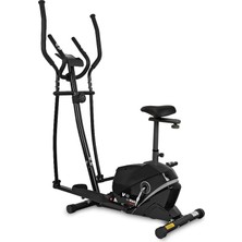 Odea Tr V-Fit By Runmate Seleli Manyetik Eliptik Bisiklet | Sessiz Çalışan, Elden Nabız Ölçerli, Ayarlanabilir Sele, Siyah