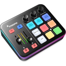 Odea Tr Oyun Ses Mikseri, Pro-Preamp ile Ses Arayüzü, Rgb, Bluetooth, Canlı Yayın Için 48V Phantom Power, Podcasting, Içerik Oluşturma, Oyun Maonocaster G1 Neo (Siyah)