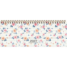 Odea Tr 2027-AJ-65 12 * 33,5 Spr.haftalık Masa Ajandası-Çiçek