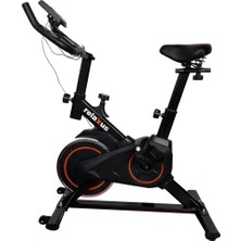 Odea Tr Dikey Ev Fitness Bisikleti LED Ekran Kardiyo Egzersiz Aleti Spinning Bike Nabız Direnç Lastiği Hediye