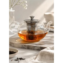 Odea Tr Borosilikat Cam Tek Demlik Bitki Demlik Süzgeçli 600ML DEM104