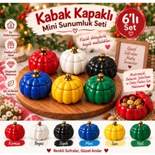 6 Adet Kabak Sunumluk