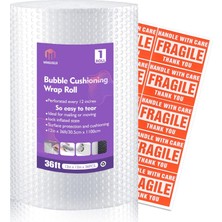 Odea Tr 1 Paket 30,48 cm x 36' Taşıma Malzemeleri Için Kabarcık Paketleme Sargısı, Küçük Işletme Malzemeleri Ambalaj Malzemesi, Kabarcık Yastıklama Sargı Rulo Delikli Her 30,48 cm Taşıma Kutuları Nakliye M