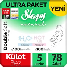 Odea Tr Natural Double Soft Ultra Paket Külot Bez 5 Numara Junior 78 Adet