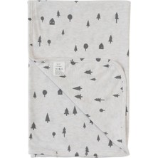 Odea Tr Penye Battaniye Çift Katlı Doğal Pamuk 80X80 cm (Çam Ormanı)