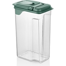 Odea Tr Bakliyat Erzak Kuru Mama Çay Şeker Saklama Kabı Bpa Içermez 3600 ml Yeşil